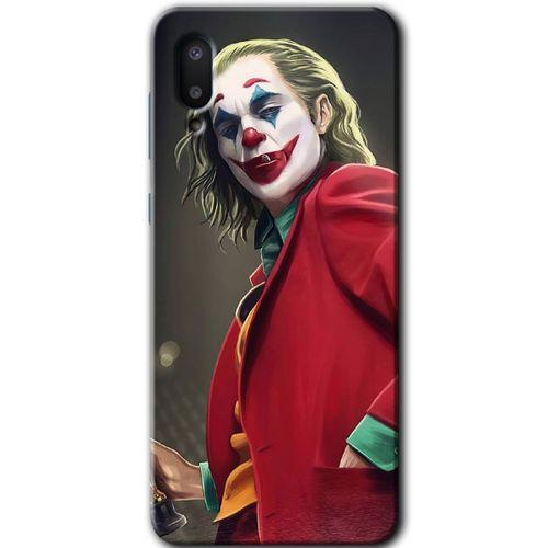 MRCİLETİSİM Samsung Galaxy A02 Kılıf Baskılı Kapak - Reel Joker +Tam Kaplayan Mat Seramik