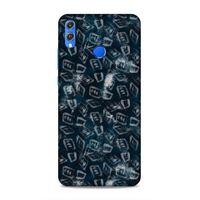 Huawei Honor 8x Uyumlu Kılıf Utopia (30) Silicone Case Pembe Yeşil
