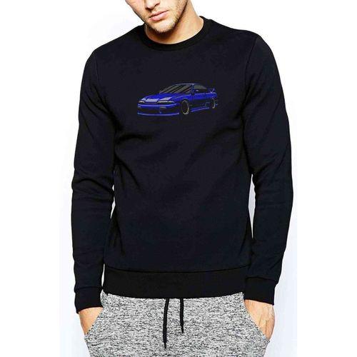 Nissan Silvia Baskılı Siyah Erkek Sweatshirt