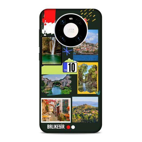 Lopard Huawei Mate 40 Pro Uyumlu Kılıf Şehirli ※ (10) Balıkesir Full Koruma Kılıfı