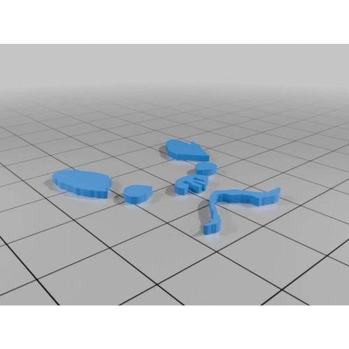 French Bull Dog Kitap Ayracı 3D Baskı (Bu ürün Sadece Plastik parçadır - Almadan Önce Soru Sorabilirsiniz)