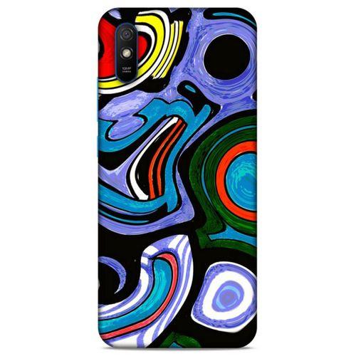 Lopard Xiaomi Redmi 9A Uyumlu Kılıf Soyut Sanat (25) Baskılı Antişok Kapak
