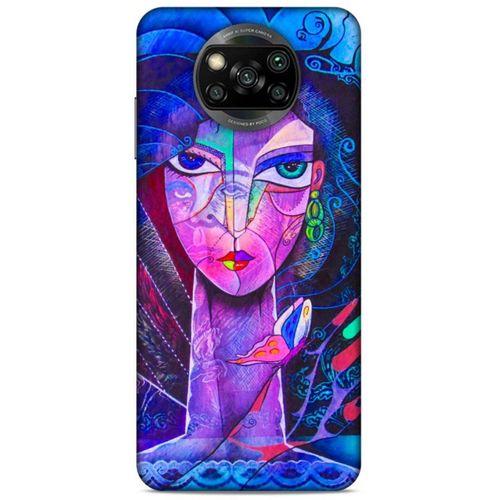 Lopard Xiaomi Redmi Poco X3 Uyumlu Kılıf Sürreal Yüzler ♀ (47) Crystal Flex Kılıf Baskılı
