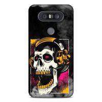 Lopard LG K41S - K51S Uyumlu Kılıf Tattoo's (10) Full Koruma Kılıfı Turuncu
