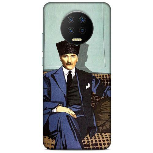 Lopard İnfinix Note 7 Uyumlu Kılıf Atatürk (48) Bumper Kılıf