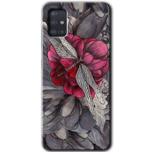 Potkal Hediye Fabrikası Samsung Galaxy A51 Kılıf HD Desen Baskılı Arka Kapak - kelebek Ömrü