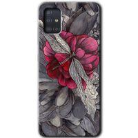 Potkal Hediye Fabrikası Samsung Galaxy A51 Kılıf HD Desen Baskılı Arka Kapak - kelebek Ömrü