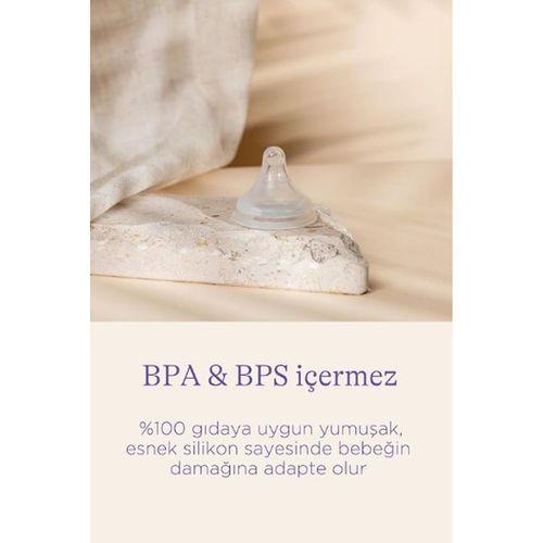 Lansinoh Natural Wave Biberon ve Biberon Emziği 160 ml