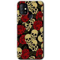 İnfinix Hot 10 Kılıf HD Desen Baskılı Arka Kapak - Kurukafa Aşk