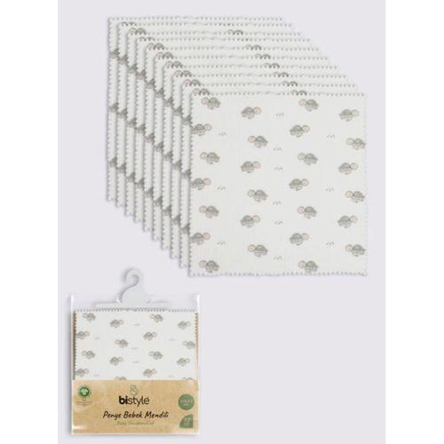 Eğitici Oyuncak Bistyle Tortoise 20x20 10'Lu Penye Mendil 90163 Ekru