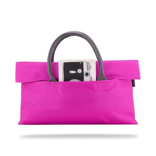 Classone BYN-EL009 WTXPro Su Geçirmez Kumaş 13-14 inch Bayan Laptop El Çantası- Tote Bag- Fuşya