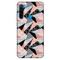 Mermer Desenli (32) Tema Soft Silikon Kılıf Bakır rengi Xiaomi Redmi Note 8 Kılıf