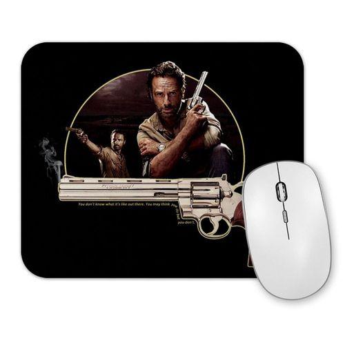 The Walking Dead Rick Siyah Zemin 2 Mouse Pad.jpg