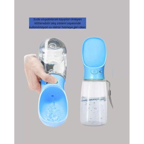 Taşınabilir Su Tasarruflu Köpek Ve Kedi Su Şişesi Tek Elle Kullanım Kolaylığı