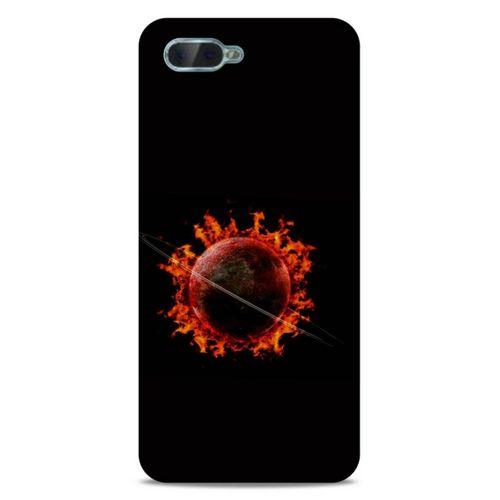 Lopard Oppo Rx17 Neo Uyumlu Kılıf FireX (47) Crystal Flex Kılıf Satürn Ateşi