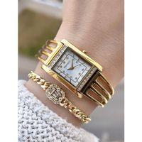 Ferrucci Kaburga Tasarım 2 Yıl Garantili 3 Atm Suya Dayanıklı Kadın Kol Saati+Bileklik FC.L11061.1