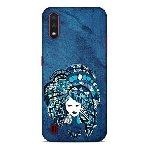 Lopard Samsung Galaxy A01 Uyumlu Kılıf Sürreal Yüzler ♀ (35) Fit Design Kılıf Baskılı