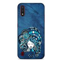 Lopard Samsung Galaxy A01 Uyumlu Kılıf Sürreal Yüzler ♀ (35) Fit Design Kılıf Baskılı