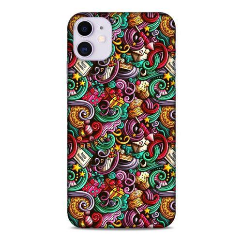 Graffitix (44) Desenli Silikon Kapak Apple Iphone 11 Kılıf