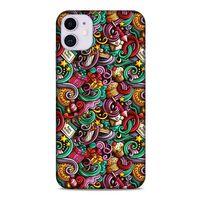 Graffitix (44) Desenli Silikon Kapak Apple Iphone 11 Kılıf