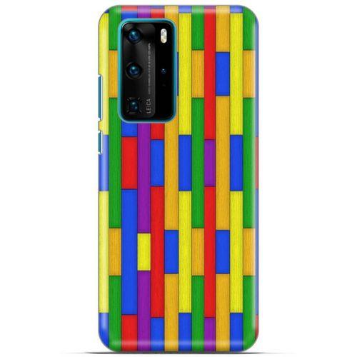 Lopard Huawei P40 Pro Uyumlu Kılıf Wood'X (23) Ultra Koruma Kılıfı Baskılı