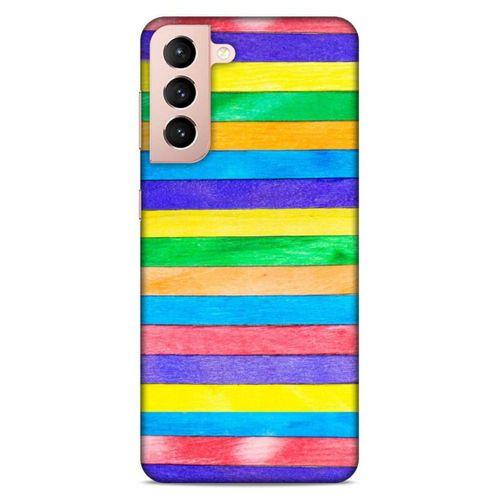 Lopard Samsung Galaxy S21 Uyumlu Kılıf Wood'X (22) Tam Koruma Kılıfı Desenli