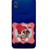 Zoologix (20) Samsung Galaxy J4 Plus Şeffaf Kılıf Silikon Desenli