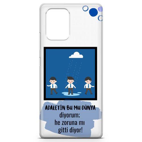 Samsung Galaxy S10 Lite Kılıf Adaletin Bumu Dünya Arka Kapak Koruma Desenli Full Koruyucu