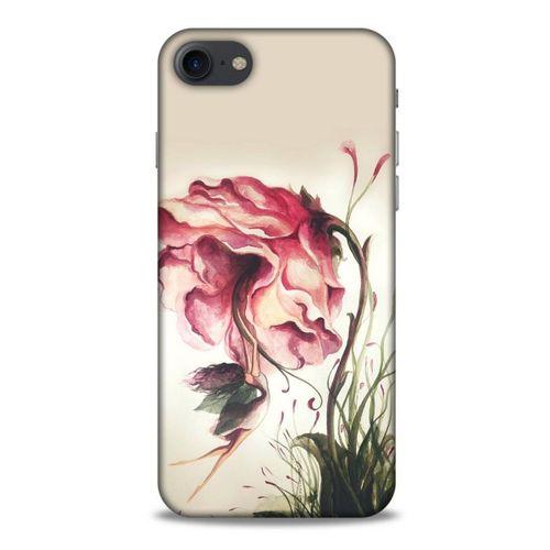 Y.Liva-2021 Özel Seri Gül Döktüm Apple Iphone 8 Kılıf Silikon Kapak
