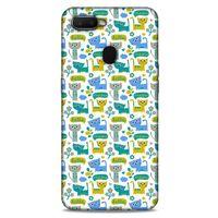 Lopard Oppo Ax7 Uyumlu Kılıf Kediler (39) Liquid Crystal Kılıf Minnoş