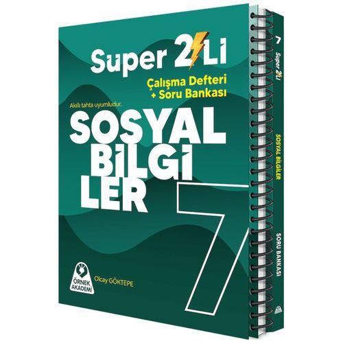 7. Sınıf Süper İkili Sosyal Bilgiler Seti Örnek Akademi