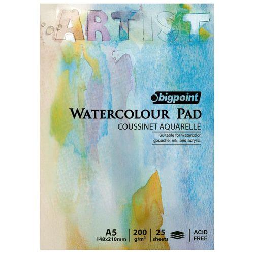 Bigpoint Suluboya Blok 200 Gram A5 - 25 Yaprak (Watercolour Pad)
