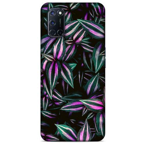 Lopard Oppo A92 Uyumlu Kılıf Bahar (28) Arka Kapak Pembe Yeşil