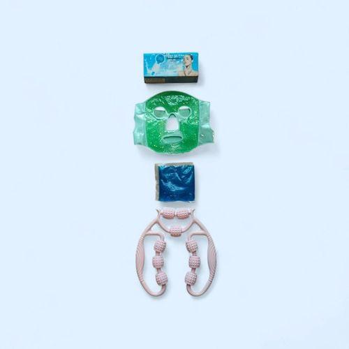 Yüz Maskesi Cilt Bakım Seti – Maske, Buz Küresi, Termo Jel Ve Selülit Masaj Aleti