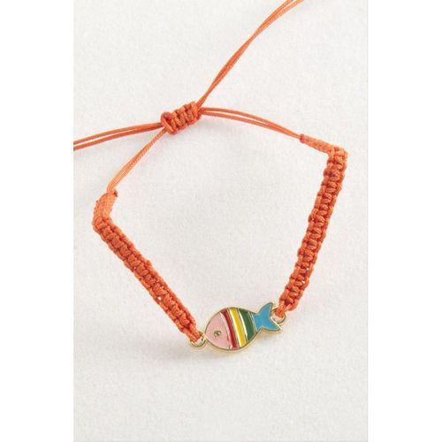 Balık Makrome Örgülü Bileklik