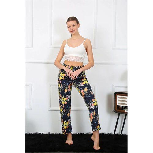 Kadın Pamuklu Alt Pijama Lacivert
