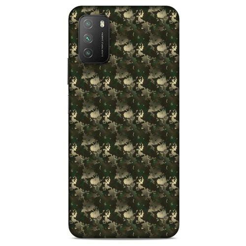 Lopard Xiaomi Poco M3 Uyumlu Kılıf Kamuflaj (80) Silicone Case