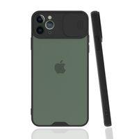 Newface iPhone 11 Pro Kılıf Platin Kamera Koruma Silikon - Siyah