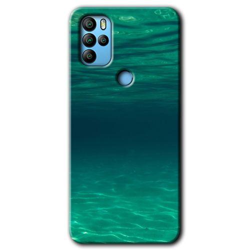 General Mobile GM 21 Pro Kılıf HD Desen Baskılı Arka Kapak + Temperli Cam - Derin Deniz