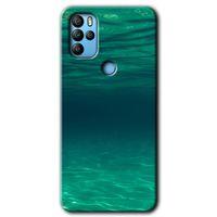 General Mobile GM 21 Pro Kılıf HD Desen Baskılı Arka Kapak + Temperli Cam - Derin Deniz