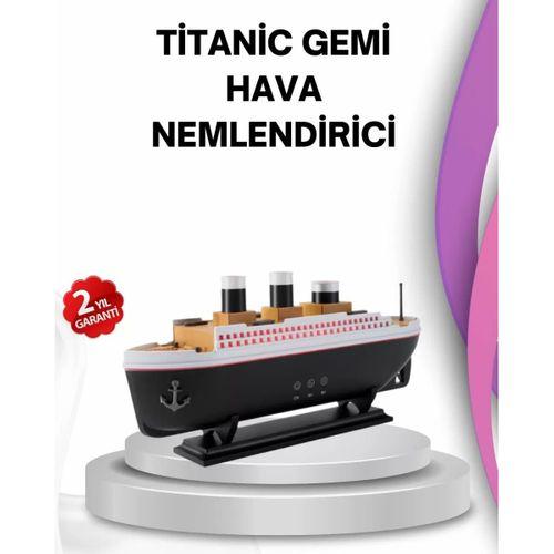 Ultra Sessiz Titanik Gemi Led Işıklı Aroma Difüzörü Oda Nemlendirici
