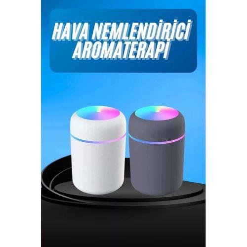 Humidifier Led Işıklı Mini Ortam Oda Kokusu Aromaterapi Buhardanlık