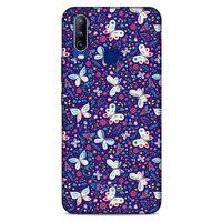 General Mobile GM 10 Kılıf Kelebek Etkisi (3) Kapak Kırmızı Lacivert