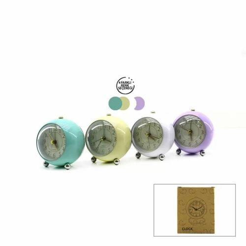 Yuvarlak Metal Renkli Çalar Saat