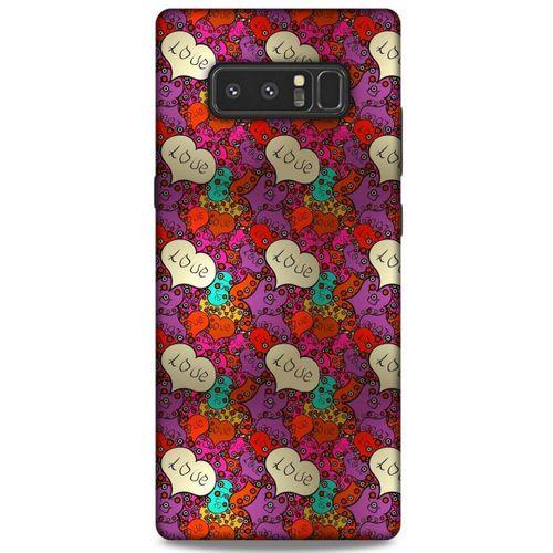 Samsung Galaxy Note 8 Kılıf Hediyelik Seri Sevgililer Günü (43) 14 Şubat Thin Fit Kılıf