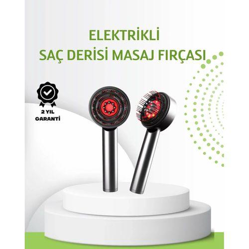 Şarjlı Saç Derisi Masaj Cihazı Kırmızı Işık Ve 3d Tarak Dişli