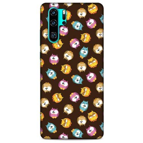 Baykuşlar (7) Desenli Silikon Kapak Telefon Kabı Huawei P30 Pro Kılıf