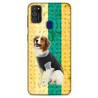 Samsung Galaxy M21 Kılıf Köpek Kıyafetleri (42) Rugged Armor Kılıf Tshirt