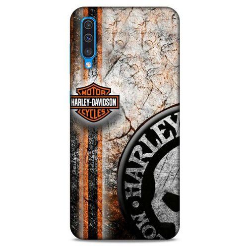 Samsung Galaxy A50 Uyumlu Kılıf Motorsiklet (11) Tam Koruma Harley Davidson