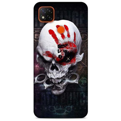Xiaomi Redmi 9C Uyumlu Kılıf Motorsiklet (27) Tasarımlı Kılıf Kurukafa